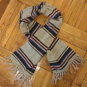 Vintage Wool Men's Tan Scarf